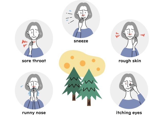 Hay fever symptoms are sometimes mistaken for the common cold